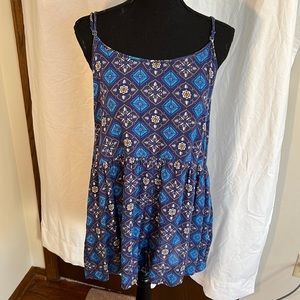 Roxy Romper Multi blue colors Size M